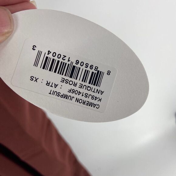 Bishop + Young Cameron Burnt Orange v neck short sleeve jumpsuit NWT Womens XS - Picture 4 of 8